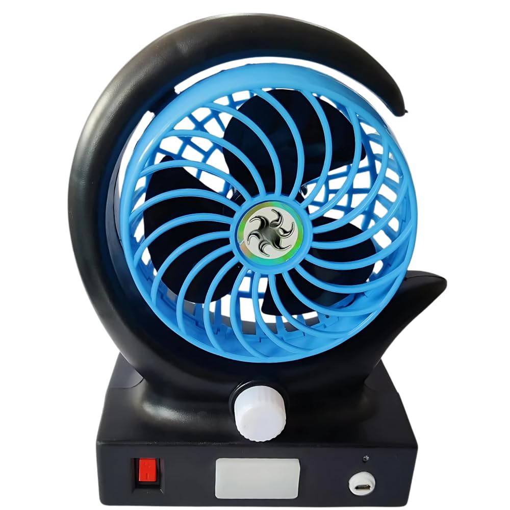 SMART PORTABLE FAN WITH LED LIGHT
