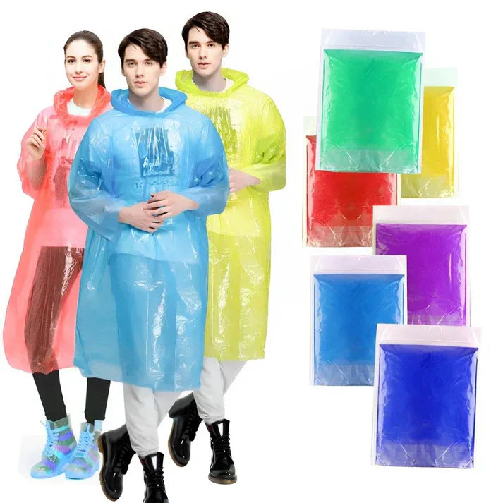Unisex Disposable Rain Guard - Pocket Size card (pack of 5)