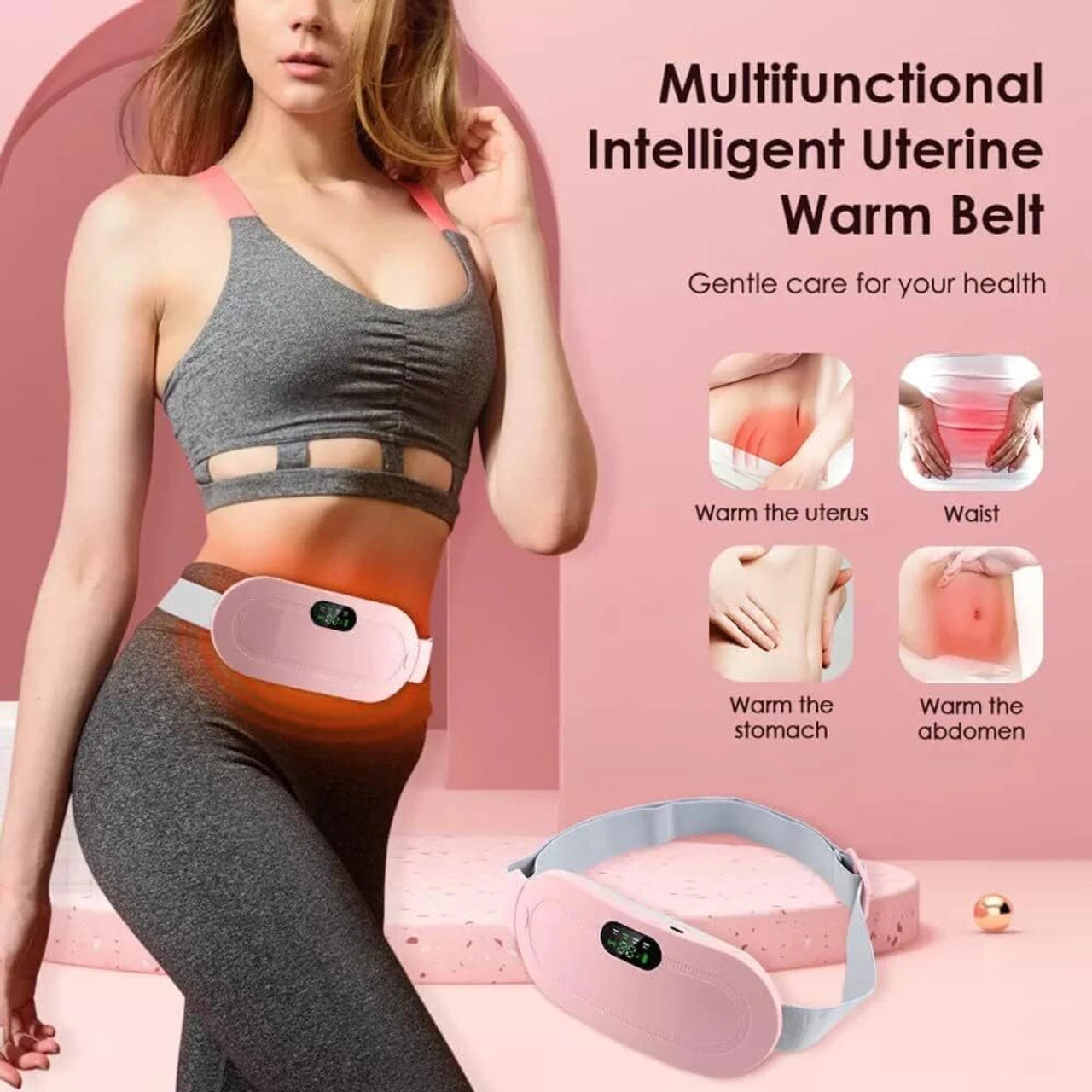 Menstrual Heating Device, Rechargeable Period Pain Relief Machine